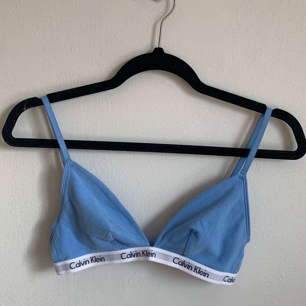 Blue Calvin Klein Bralette